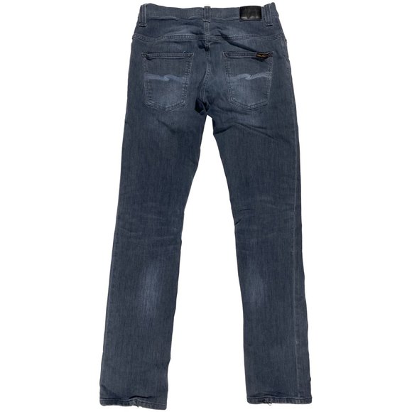 Nudie Jeans Thin Finn Organic Lighter Suede gray mens size 32x33 - Picture 2 of 9